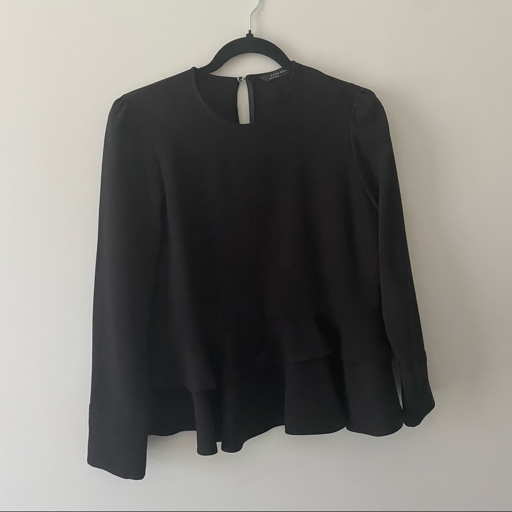 Black Zara blouse